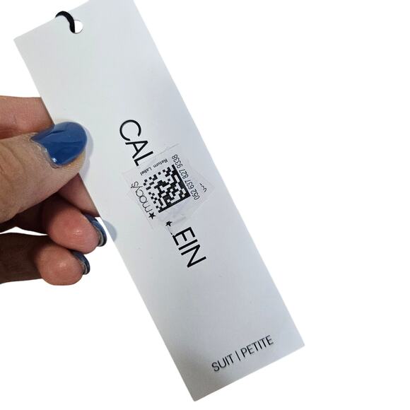 Calvin Klein NWT PXL Gold Floral Large Prints Tie Neck Bow Blouse. Career. Sexy - Picture 8 of 15